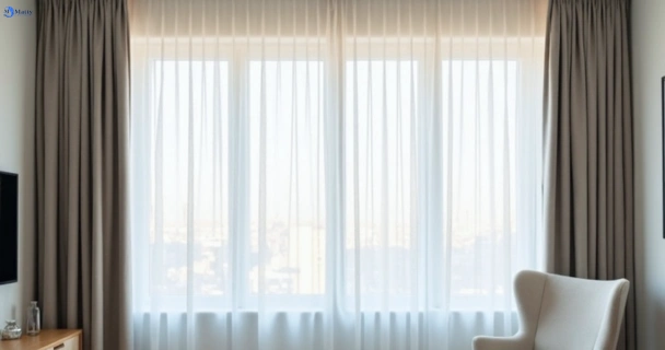 Freshly steam cleaned curtains in north-tivoli QLD