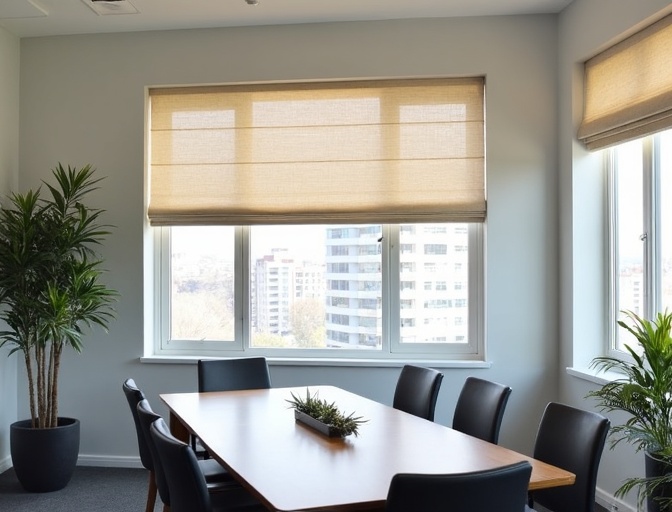 North Tivoli Roman Blinds Cleaning