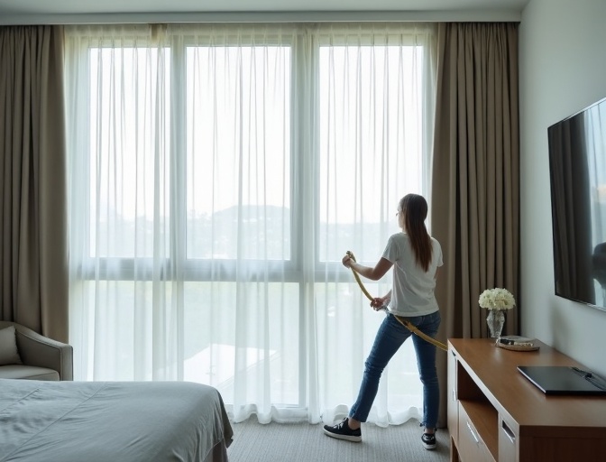 North Tivoli Sheer Curtain Cleaning